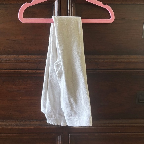 White sweater knit leggings in size M - Picture 1 of 4